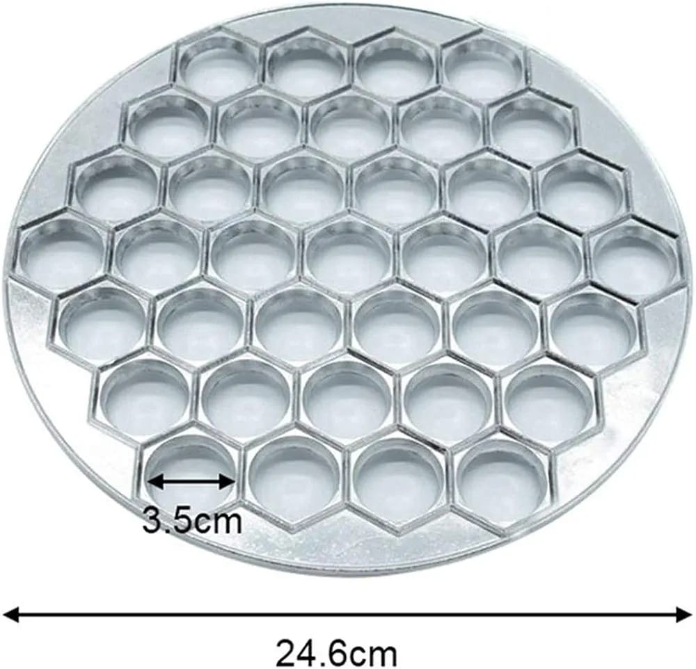 Metal Dumpling Mould, Kitchen Dough Press Dumpling Maker, Kitchen Utensils Tool, Handmade Dumpling Mould And Cutter Metal Dumpling Mould, Kitchen Dough Press Dumpling Maker, Kitchen Utensils Tool, Handmade Dumpling Mould And Cutter
